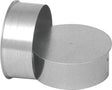 Imperial GV2007 Round End Cap, 6 in Dia, Steel, Galvanized