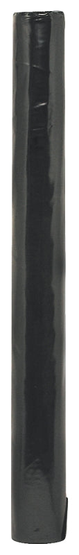 Warp's Carry-Home Coverall 4CH10-B Consumer Sheeting, 25 ft L, 10 ft W, 4 mil Thick, Plastic, Black, Pack of 4