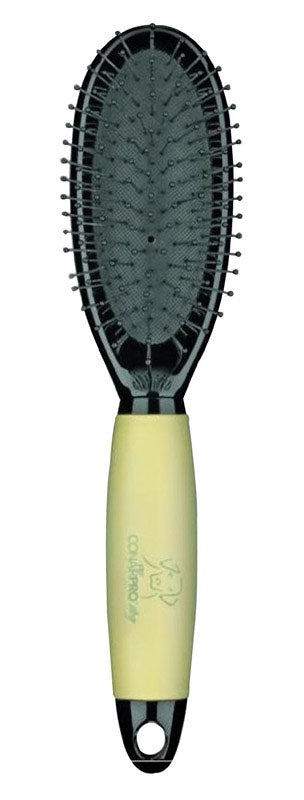 ConairPRO Black/Yellow Cat/Dog Pin Brush 1 pk