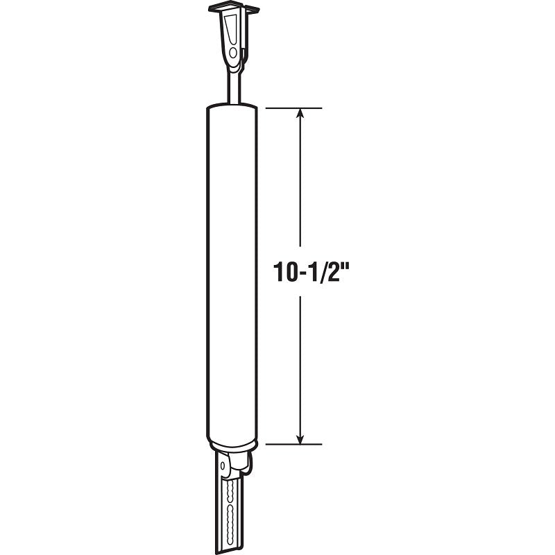 Prime-Line K 5119 Pneumatic Door Closer, 10-1/2 in L, Aluminum
