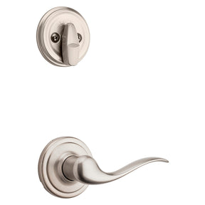 Kwikset Signature Series 966TNL RH 15A V1 Lever Trim Set, 2 Grade, Turnbutton Lock, Zinc, Antique Nickel, Lever Handle