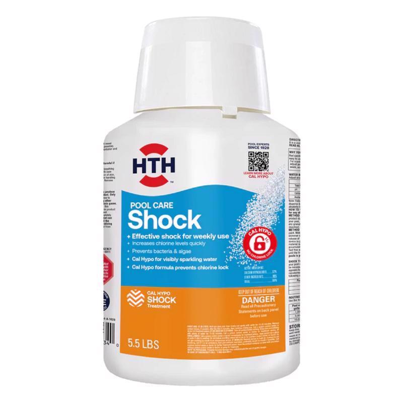 HTH Pool Care Granule Shock Treatment 5.5 lb, Pack of 3