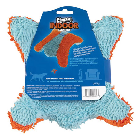 Chuckit! For Dog Blue/Orange Terrycloth Flying Squirrel Medium 1 pk