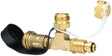Mr. Heater F273751 Adapter Tee, Brass, Compatible With: F273710-11 Hose Assembly and F273701-02 Hose Assembly