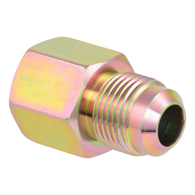 Cash Acme 65728B Gas Adapter, 1/2 x 1/2 in, Flare x FIP, Steel, Zinc-Plated, 6.06 in L