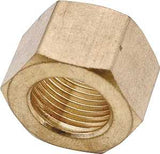 Anderson Metals 730061-10 Nut, 5/8 in Dia, Compression, Brass