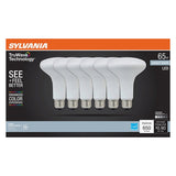 Sylvania Natural Series 42079 LED Bulb, BR30 Lamp, 65 W Equivalent, E26 Medium Lamp Base, Yes, Frosted, Neutral White