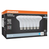 Sylvania Natural Series 42079 LED Bulb, BR30 Lamp, 65 W Equivalent, E26 Medium Lamp Base, Yes, Frosted, Neutral White