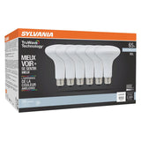 Sylvania Natural Series 42079 LED Bulb, BR30 Lamp, 65 W Equivalent, E26 Medium Lamp Base, Yes, Frosted, Neutral White