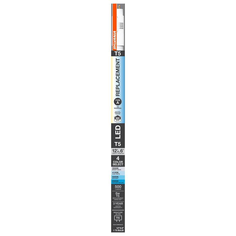 Sylvania 42374 LED Tube, Type A, T5 Lamp