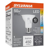 Sylvania 42565 LED Bulb, 5CCT Selectable, PAR20 Lamp, 50 W Equivalent, E26 Medium Lamp Base, Dimmable, Frosted, Pack of 4