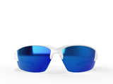 Edge TSDKAP248-G2 Safety Glasses, Unisex, Anti-Scratch Lens, Polycarbonate Lens, Full-Frame Wraparound Frame