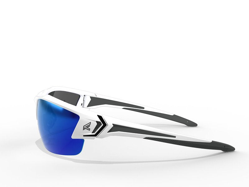 Edge TSDKAP248-G2 Safety Glasses, Unisex, Anti-Scratch Lens, Polycarbonate Lens, Full-Frame Wraparound Frame