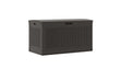 Suncast BMDB1080 Large Deck Box, 44 in W, 24 in D, 24-1/4 in H, Resin, Iron Ore