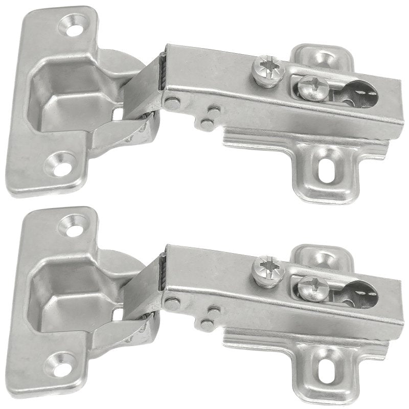 Laurey 10100 Cabinet Hinge, 110 deg Hinge Opening, Chrome