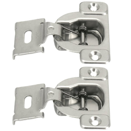Laurey 10400 Cabinet Hinge, 1/2 in Overlay, Chrome