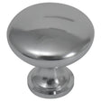 Laurey Ultima Series 54626 Cabinet Knob, 30 mm Projection, Steel, Polished Chrome