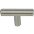 Laurey Melrose Series 87013 Cabinet Knob, 32 mm Projection, Steel, Brushed Satin Nickel