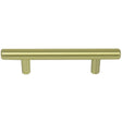 Laurey Melrose Series 87014 T-Bar Pull, 127 mm L Handle, 12 mm H Handle, 32 mm Projection, Steel, Satin Brass