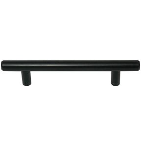 Laurey 87120 Cabinet T-Bar Pull, 127 mm L Handle, 32 mm H Handle, Steel, Matte Black