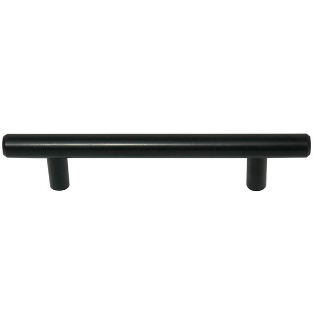 Laurey 87120 Cabinet T-Bar Pull, 127 mm L Handle, 32 mm H Handle, Steel, Matte Black