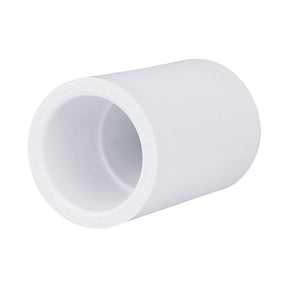 Charlotte Pipe PVC 02100 1000 Pipe Coupling, 1 in, Socket, PVC, White, SCH 40 Schedule, 450 psi Pressure