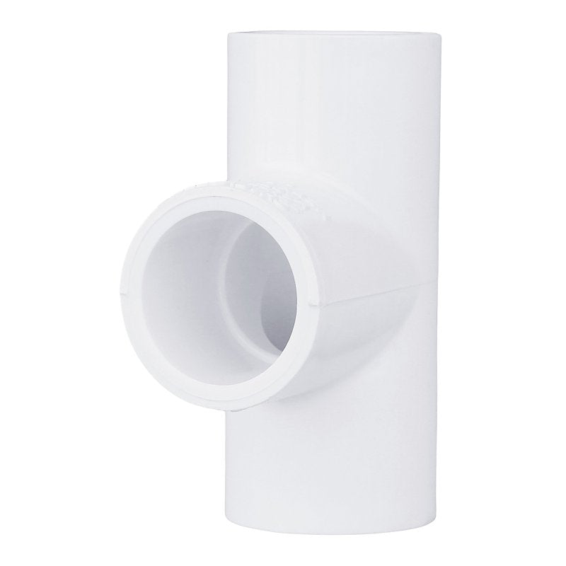Charlotte Pipe PVC 02400 0800 Pipe Tee, 3/4 in, Socket, PVC, White, SCH 40 Schedule, 600 psi Pressure