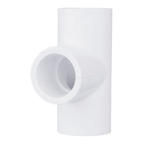 Charlotte Pipe PVC 02400 0800 Pipe Tee, 3/4 in, Socket, PVC, White, SCH 40 Schedule, 600 psi Pressure