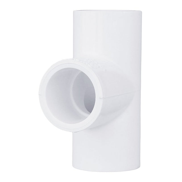 Charlotte Pipe PVC 02400 0800 Pipe Tee, 3/4 in, Socket, PVC, White, SCH 40 Schedule, 600 psi Pressure