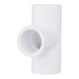 Charlotte Pipe PVC024001000 Pipe Tee, 1 in, Slip, PVC, White, SCH 40 Schedule