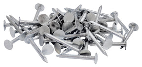 ProFIT 0132078 Hand Drive Roofing Nail, 1-1/4 in L, Flat Head, Electro-Galvanized, 11 ga, Steel
