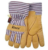 Heatkeep 1927-L Protective Gloves, Men's, L, 11-1/2 in L, Wing Thumb, Easy-On, Palomino