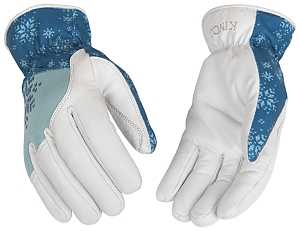Heatkeep 103HKW-M Hybrid Gloves, Women's, M, Angled Wing Thumb, Double Shirred Elastic Wrist, Easy-On, Polyester/Spandex
