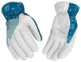 Heatkeep 103HKW-S Hybrid Gloves, Women's, S, Angled Wing Thumb, Double Shirred Elastic Wrist, Easy-On, Polyester/Spandex