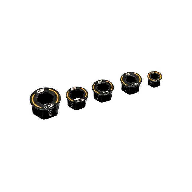 GearWrench Bolt Biter Series 86190 SAE Wrench Insert Set, Chromium Molybdenum, Manganese Phosphate