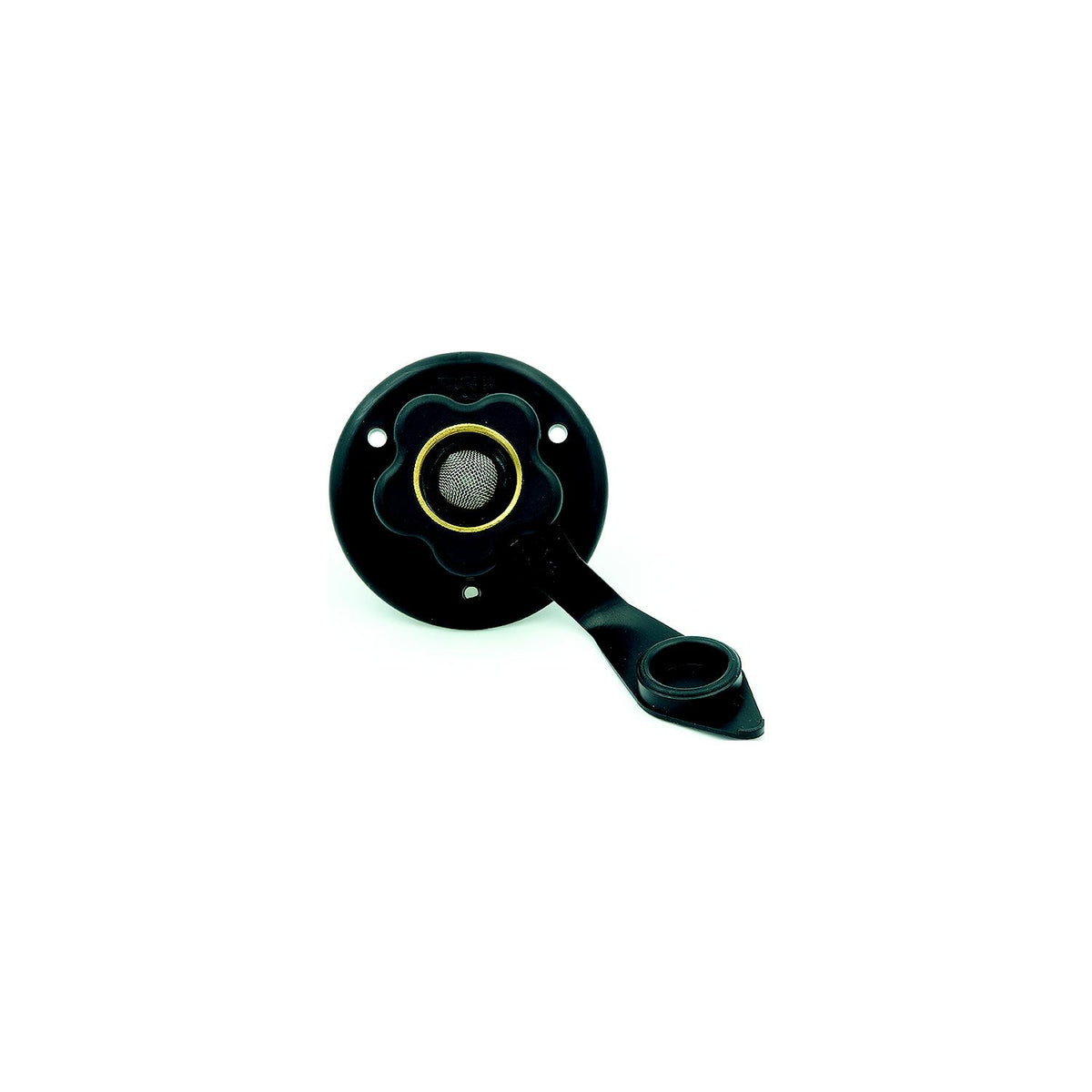 B&B Molders 94215 City Water Fill w/Brass Check Valve, Black