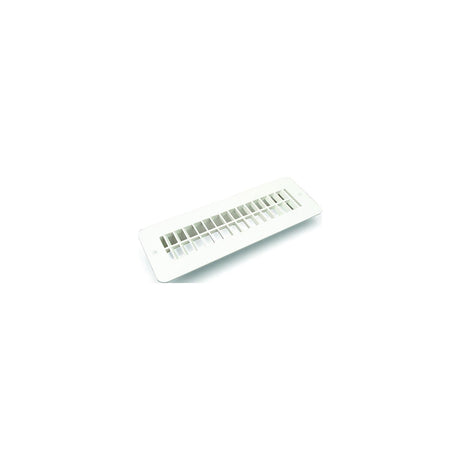 94256 2 X 10 in. Floor Register with No Damper, Polar White