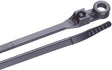 Gardner Bender 48-308UVB Cable Tie, 2 in Max Bundle Dia, Nylon, UV Black, Screw Mounting