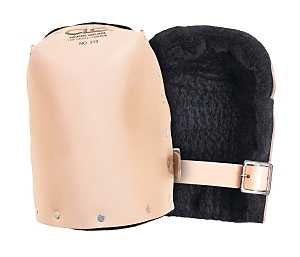 CLC 313 Heavy-Duty Knee Pad, Leather Cap, Foam Pad, Buckle