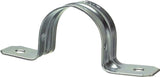 Halex 26162 2-Hole EMT Conduit Strap, 3/4 in, Steel, Galvanized, 20/BAG