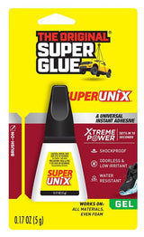 The Original Super Glue Superunix 11710527 Universal Instant Adhesive, Liquid, Characteristic, Clear/Transparent, 5 g