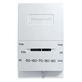 Honeywell CT54K1000/E1 Non-Programmable Thermostat, 45 to 95 deg F, White