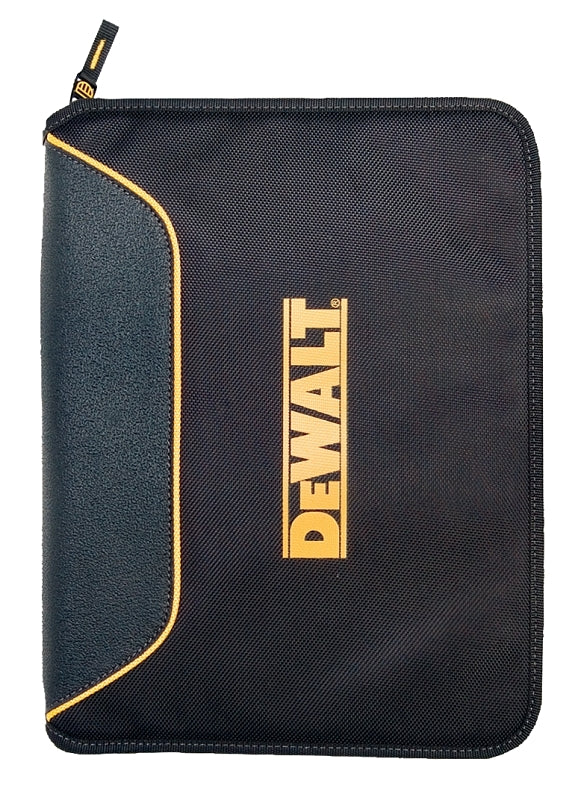 DeWALT DG5142 Portfolio with Flex Light, 8-1/2 x 11 in Sheet, Polyester, Black