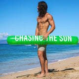PoolCandy SplashParty Series PC1524GN1 Chasing the Sun Super Noodle, Inflatable Profile, PVC, Sour Apple Green