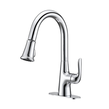 Boston Harbor 23PB002-032 Pull-Down Laundry Faucet, 1-Faucet Handle, Chrome