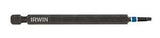 Irwin IWAF33SQ1 Insert Bit, #1 Drive, Square Drive, 1/4 in Shank, Hex Shank, 4 in L, Steel