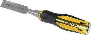 STANLEY Fatmax Thru-Tang 16-978 Chisel, 1 in Tip, 9 in OAL, Chrome Carbon Alloy Steel Blade, Ergonomic Handle