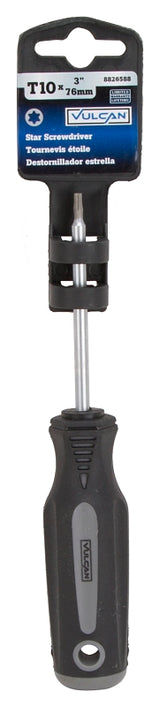 Vulcan MC-SD20 Screwdriver, T10 Drive, Star Drive, 3.73 N-m, Polypropylene/Plastic/Thermoplastic Rubber Handle