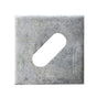 Simpson Strong-Tie BP Series BPS 5/8-3HDG Bearing Plate with Slotted Hole, 3 ga Gauge, Steel, Hot-Dipped Galvanized, Pack of 50