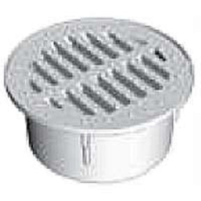 DrainTech 0330SDG Drop-In Drain Grate, 3.58 in Dia, Round, Polyethylene, Green, ADA Compliant
